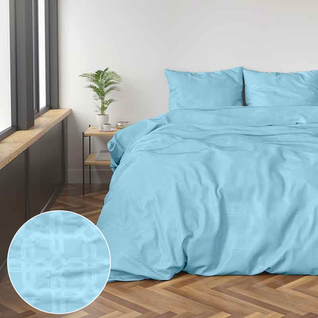 Dekbedovertrek turquoise
